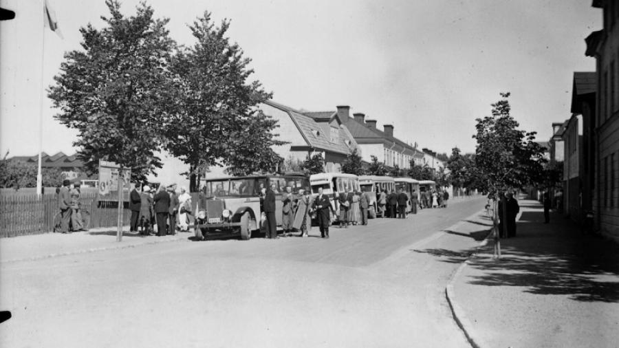 Timmermansgatan, vår sida - 1934